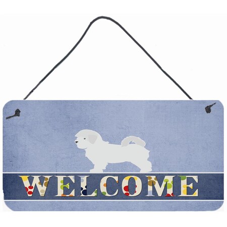 Carolines Treasures Maltese Welcome Wall or Door Hanging Prints BB5540DS812